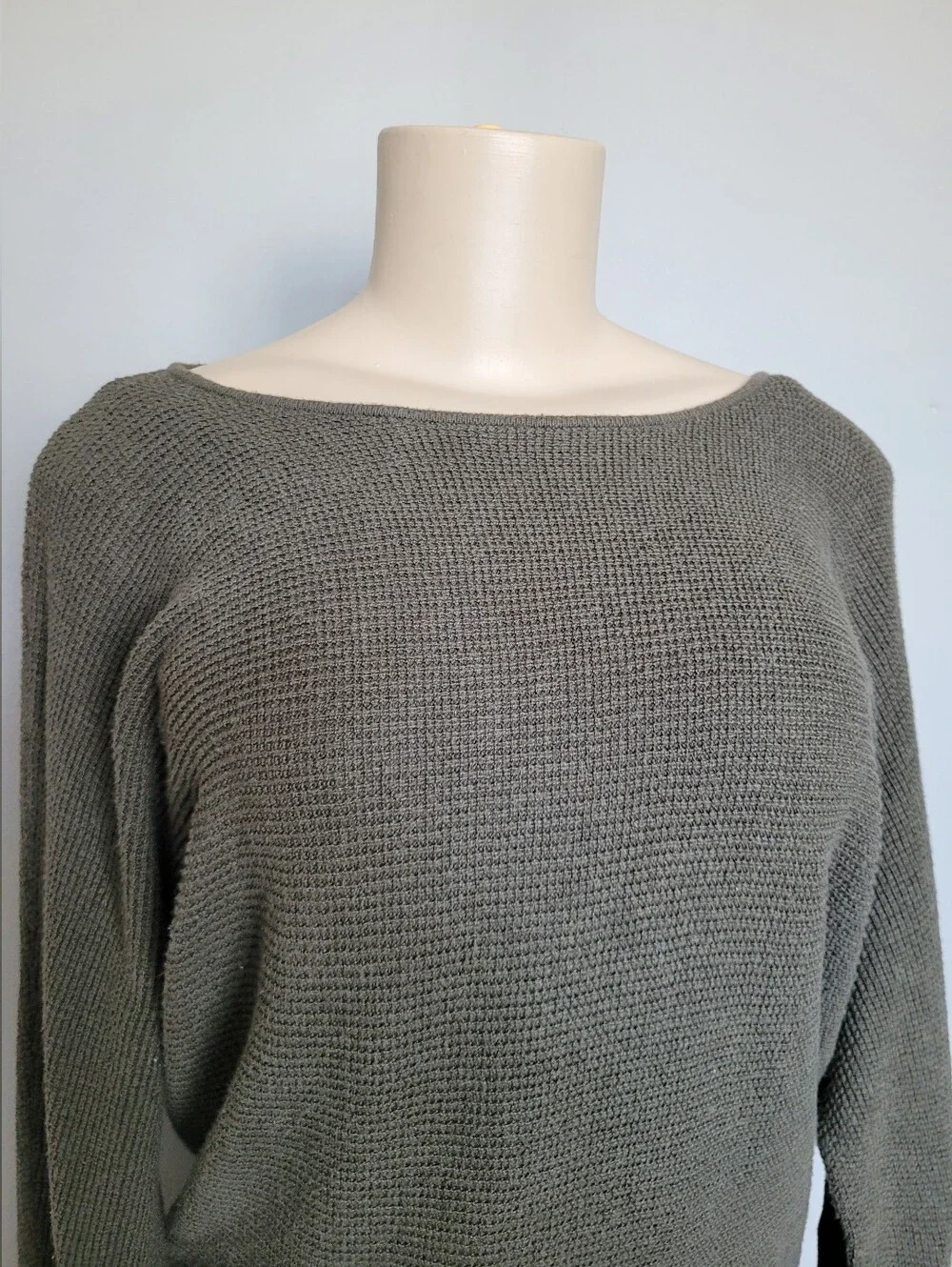 Michael Kors Women’s Waffle Olive Knit Tunic Sweater Medium/Large